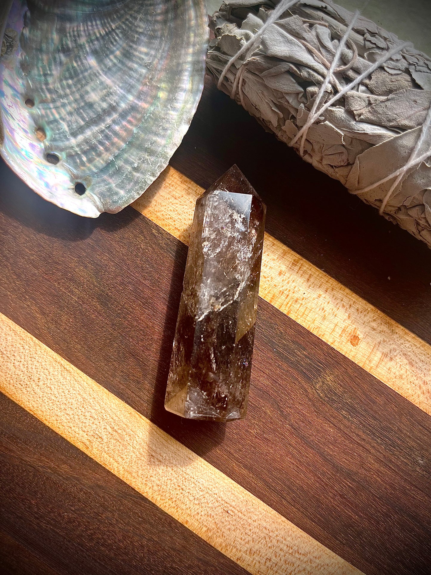 Smoky Quartz Tower